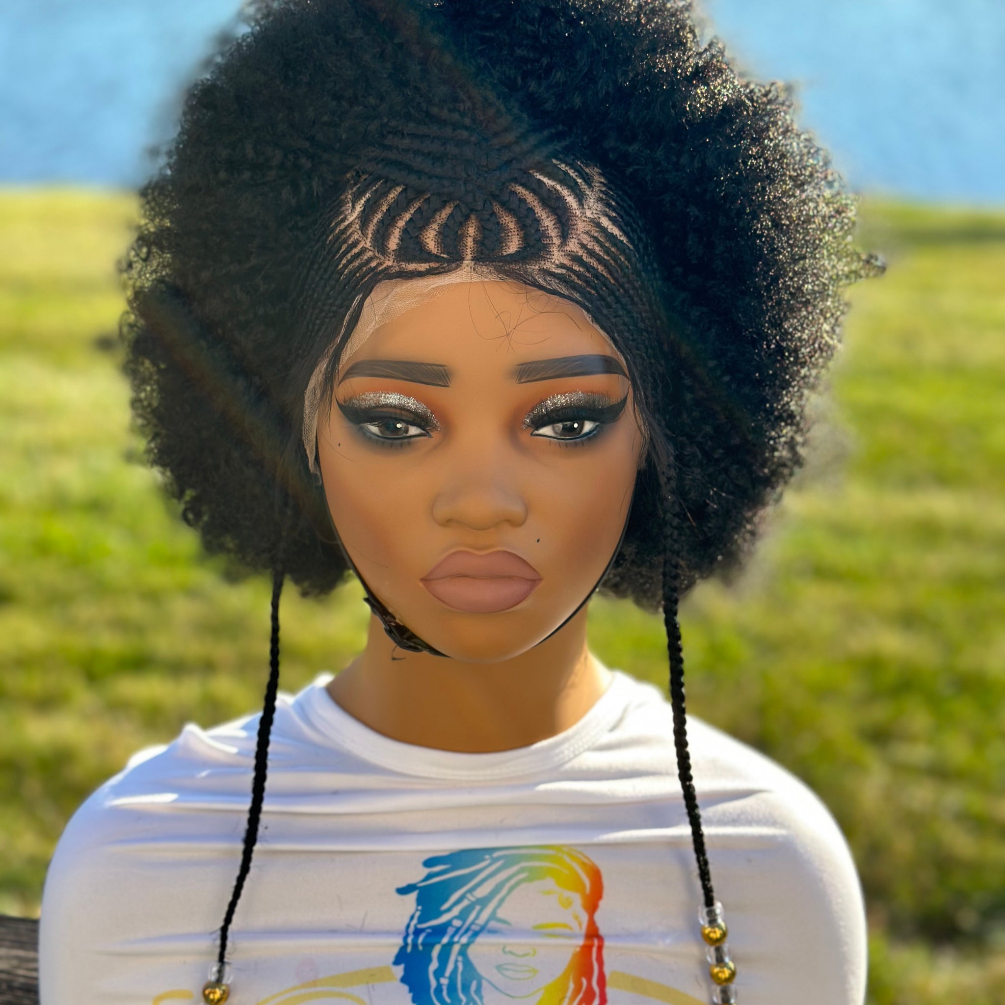 BRAID FRO WIG