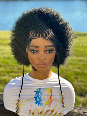 BRAID FRO WIG